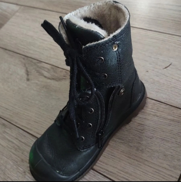 Palladium Baggy Toddler Warm Leather Boots - Picture 2 of 8